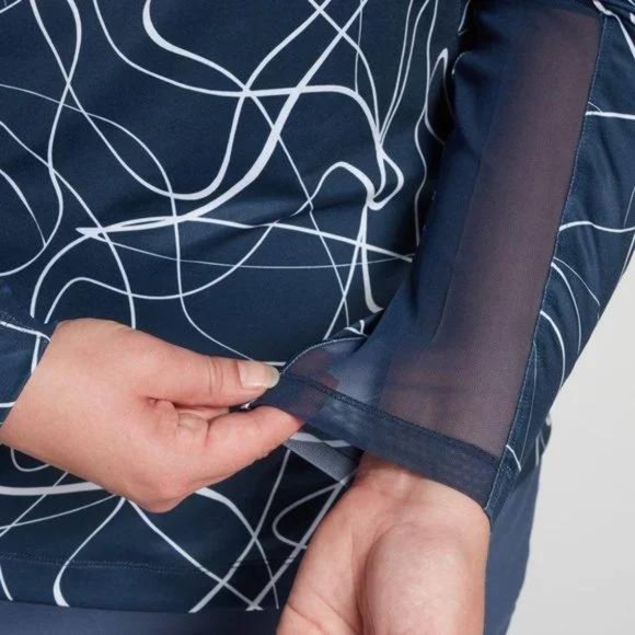 Slazenger Women's UV 1/4 Zip Long Sleeve Golf Shirt - Picture 5 of 7